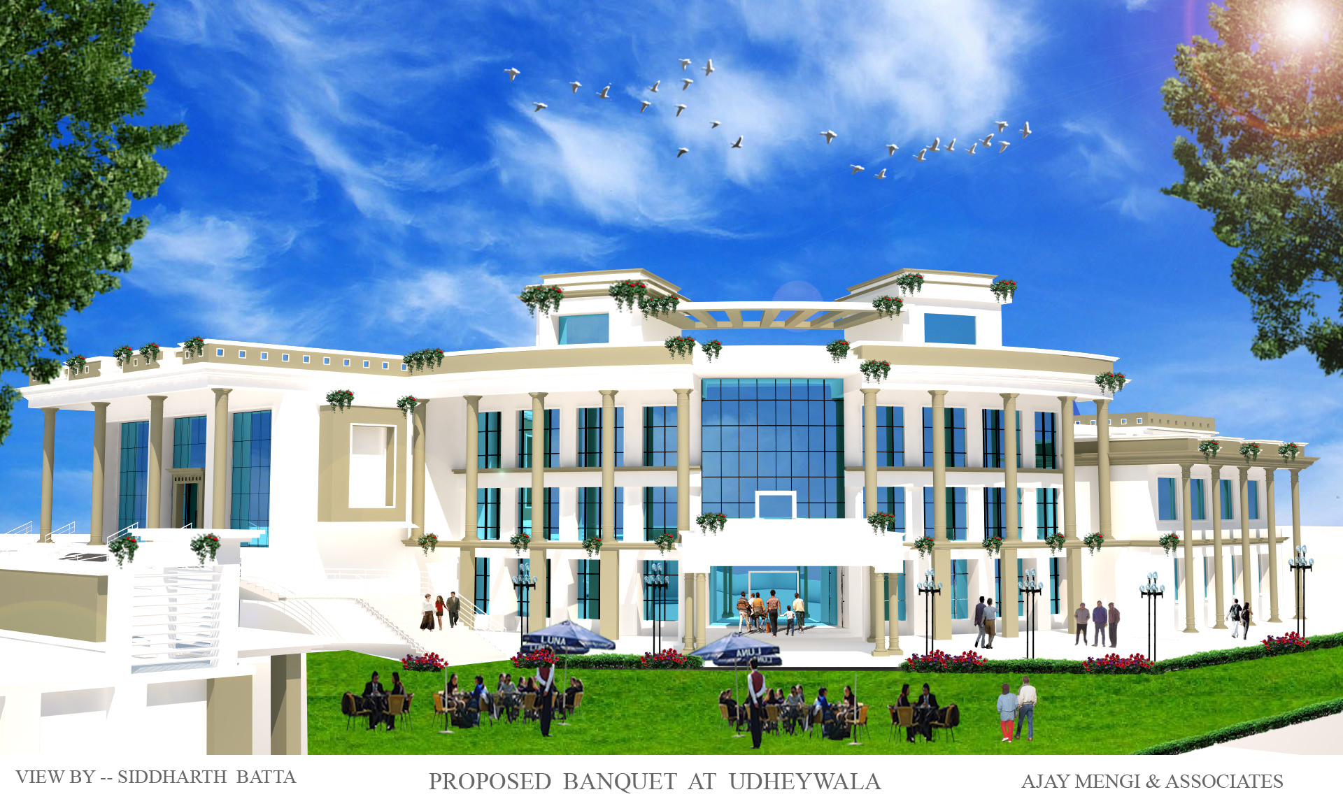 <h1 style="text-align:center;color: white">Banquet at Udhaywala</h1>